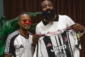 ”尤文新援“！哈登获赠尤文图斯1号球衣