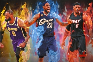 👑詹姆斯在三个不同的十年得分皆破10000+ 前无古人后无来者